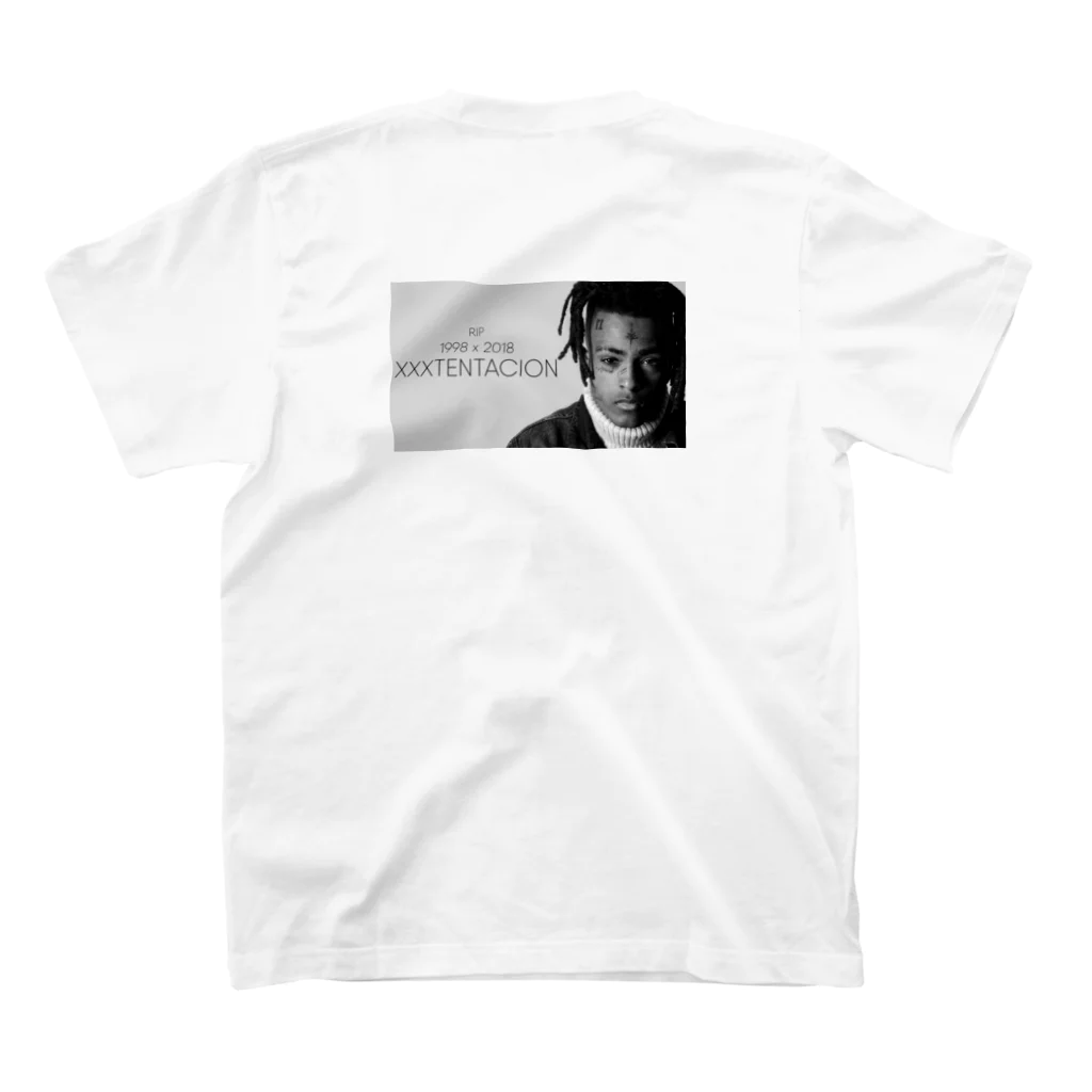 Libraryのxxxtentacion スタンダードTシャツの裏面