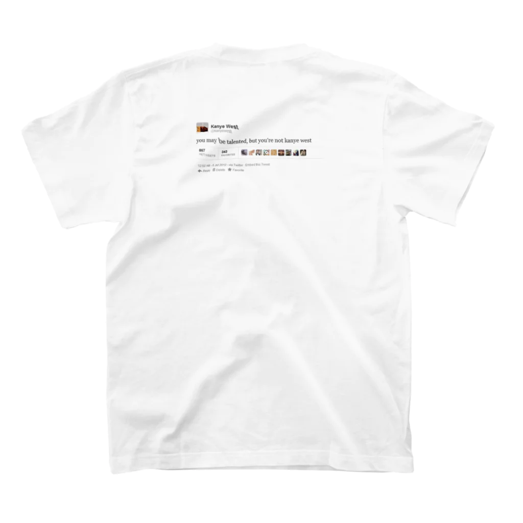 dariaaaのO スタンダードTシャツの裏面