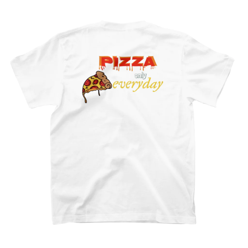 millioncrewのhood : pizzaTシャツ Regular Fit T-Shirtの裏面