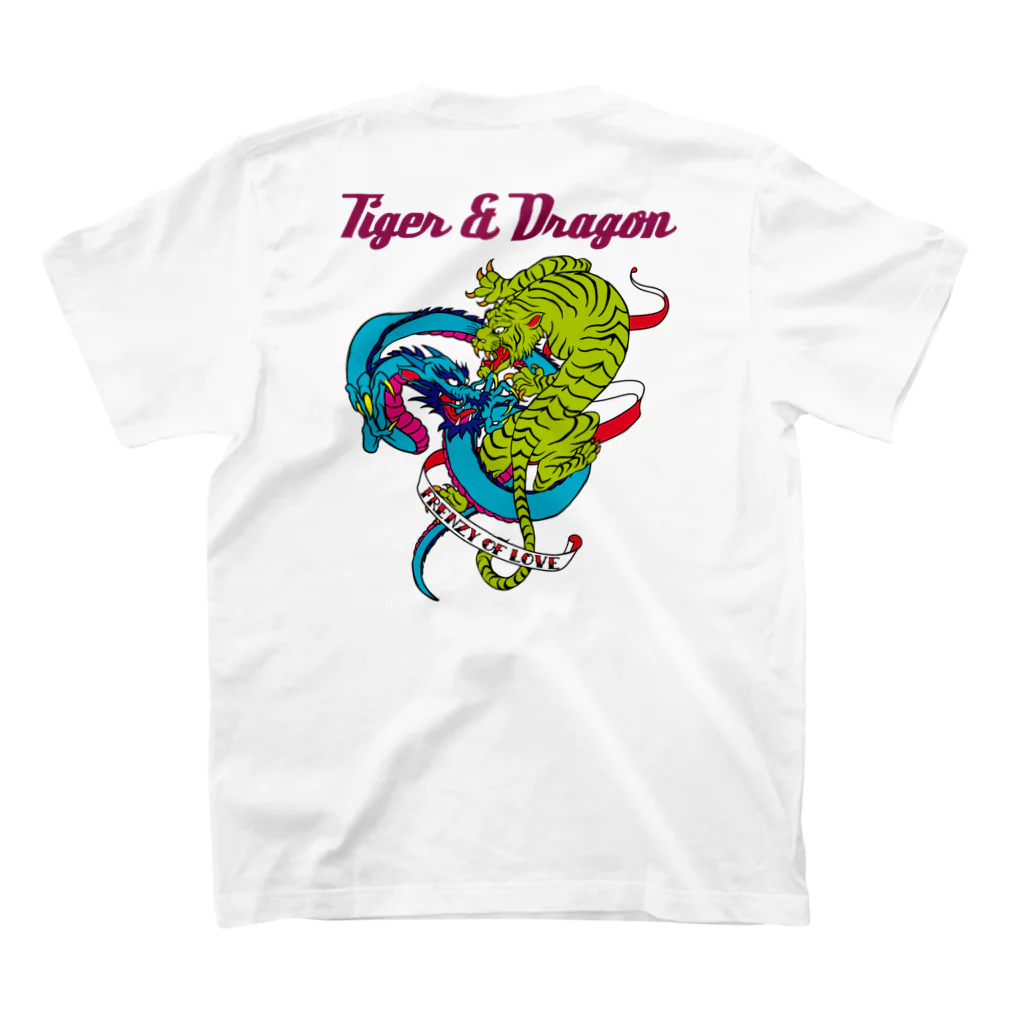 JOKERS FACTORYのTIGER ＆ DRAGON スタンダードTシャツの裏面