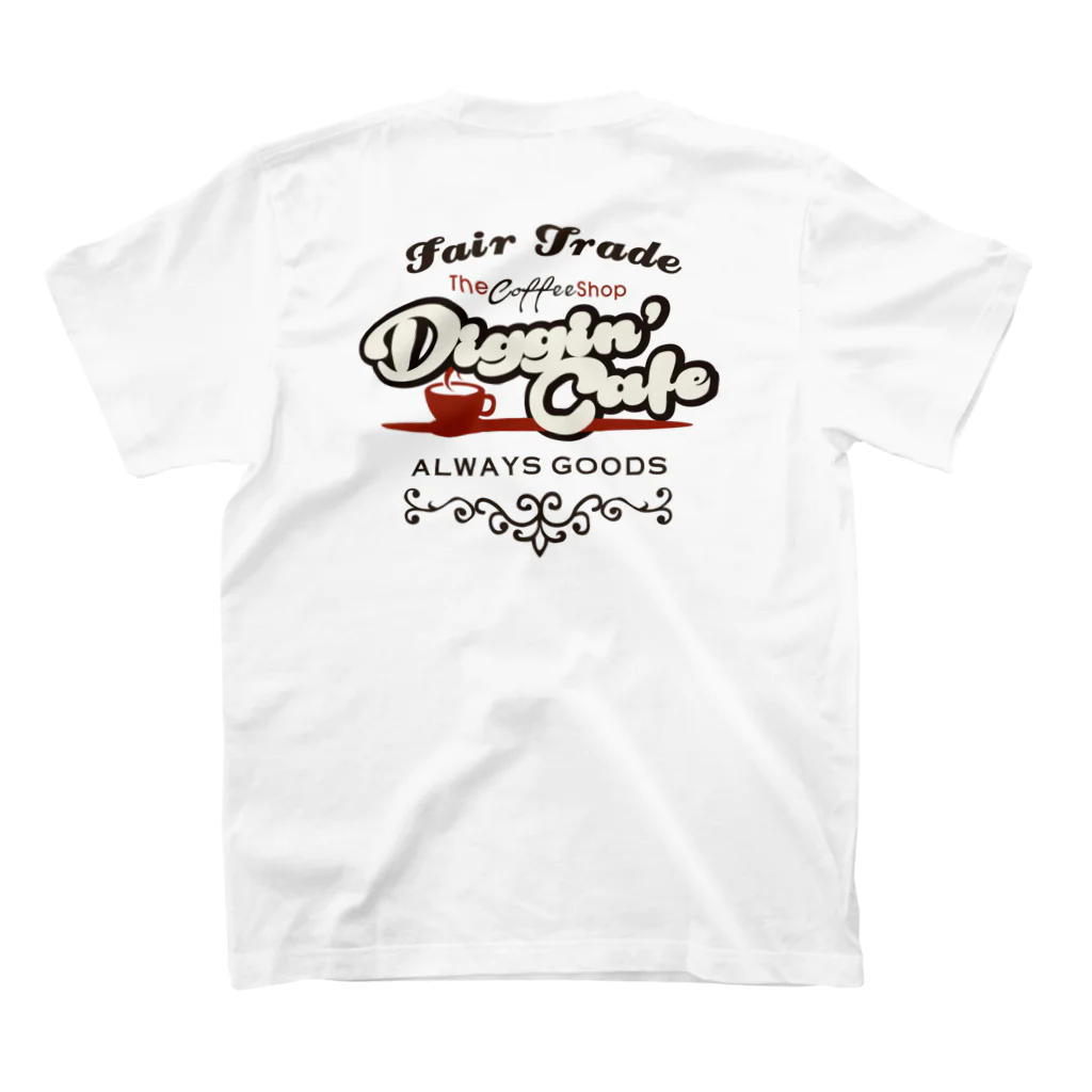 D2WEARのDiggin' Cafe Series スタンダードTシャツの裏面