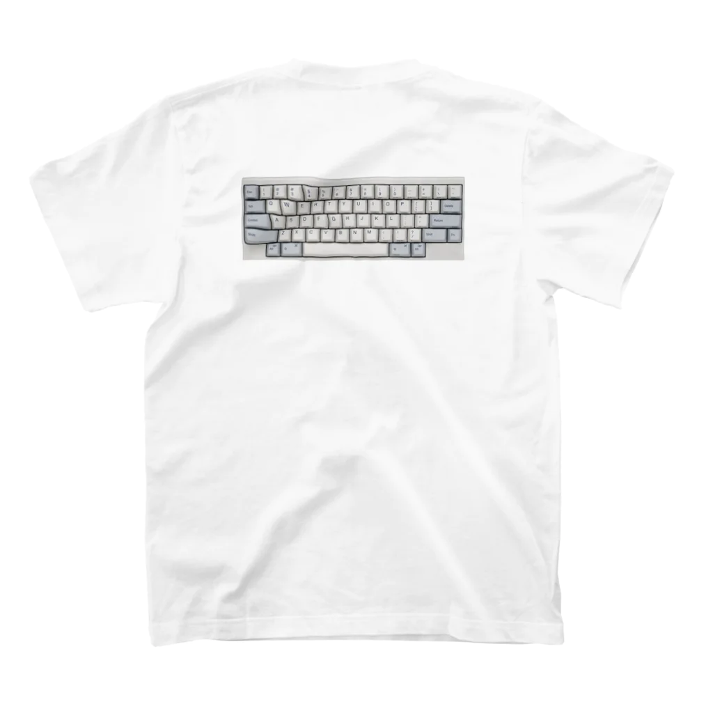 Ctrl + ?のCtrl + ? keyboard スタンダードTシャツの裏面