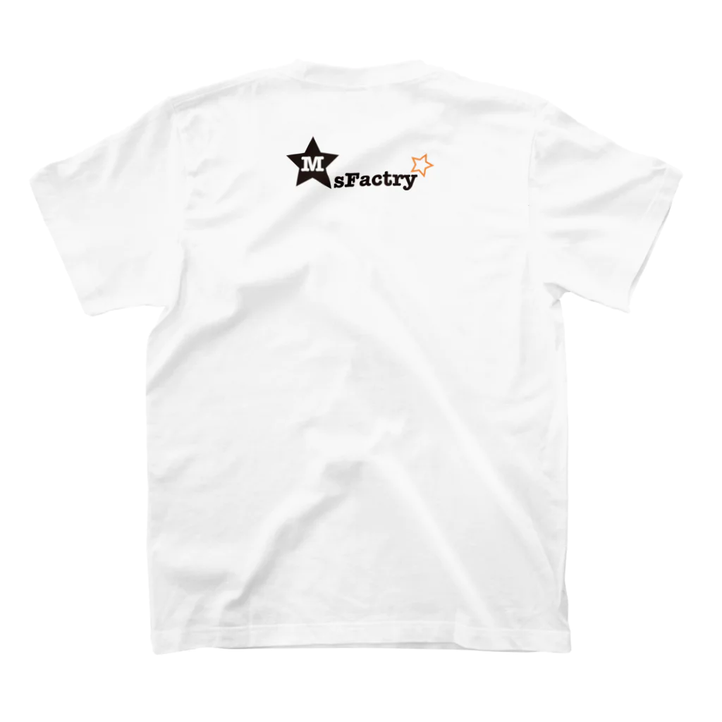 MsFactryのスターシリーズ スタンダードTシャツの裏面