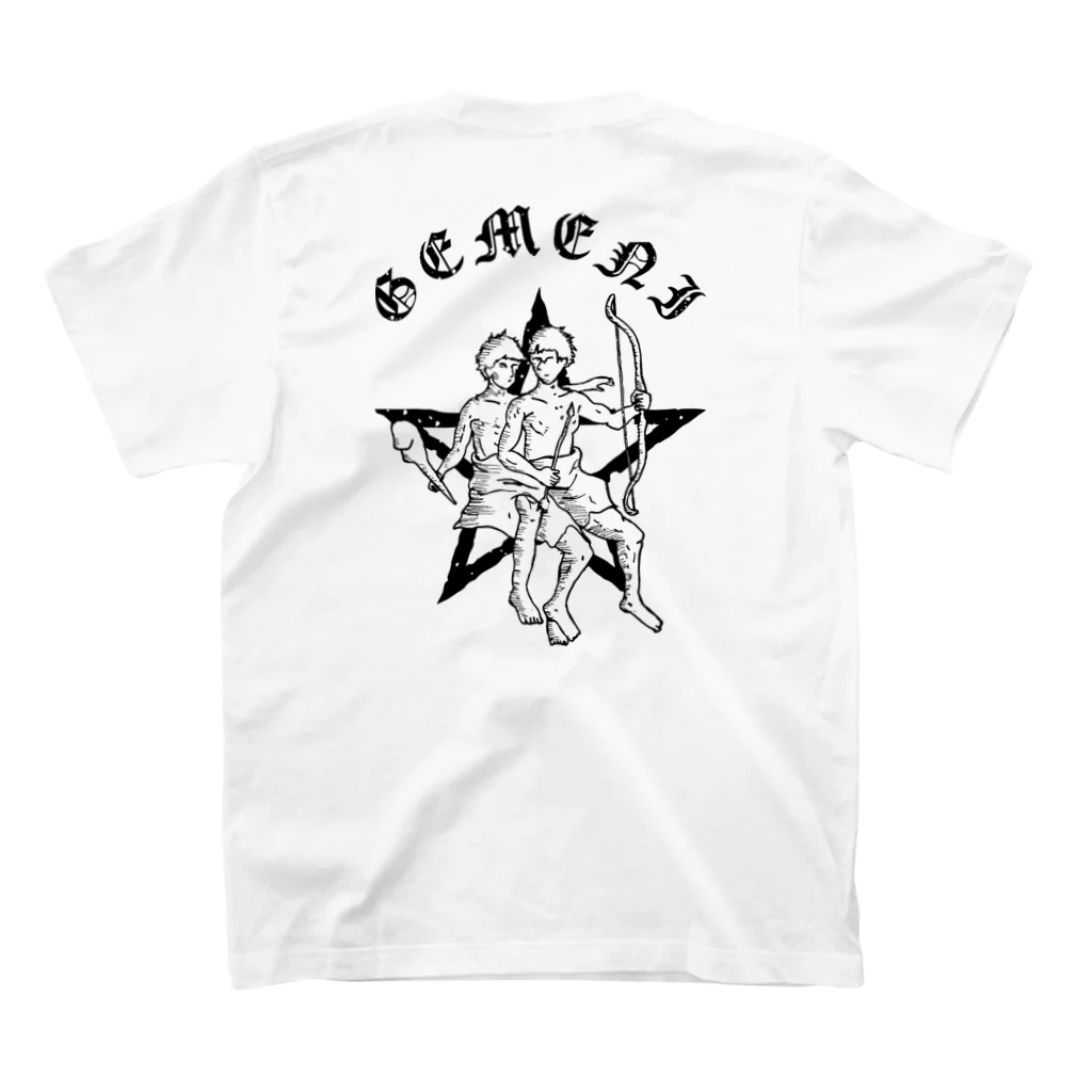 GEMENI.JPのGEMENI-06[ふたご座](W) Regular Fit T-Shirtの裏面