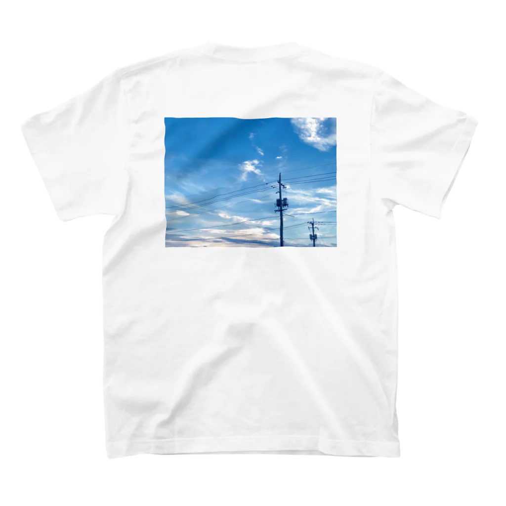 Ikura100のいいなって思った空。 スタンダードTシャツの裏面