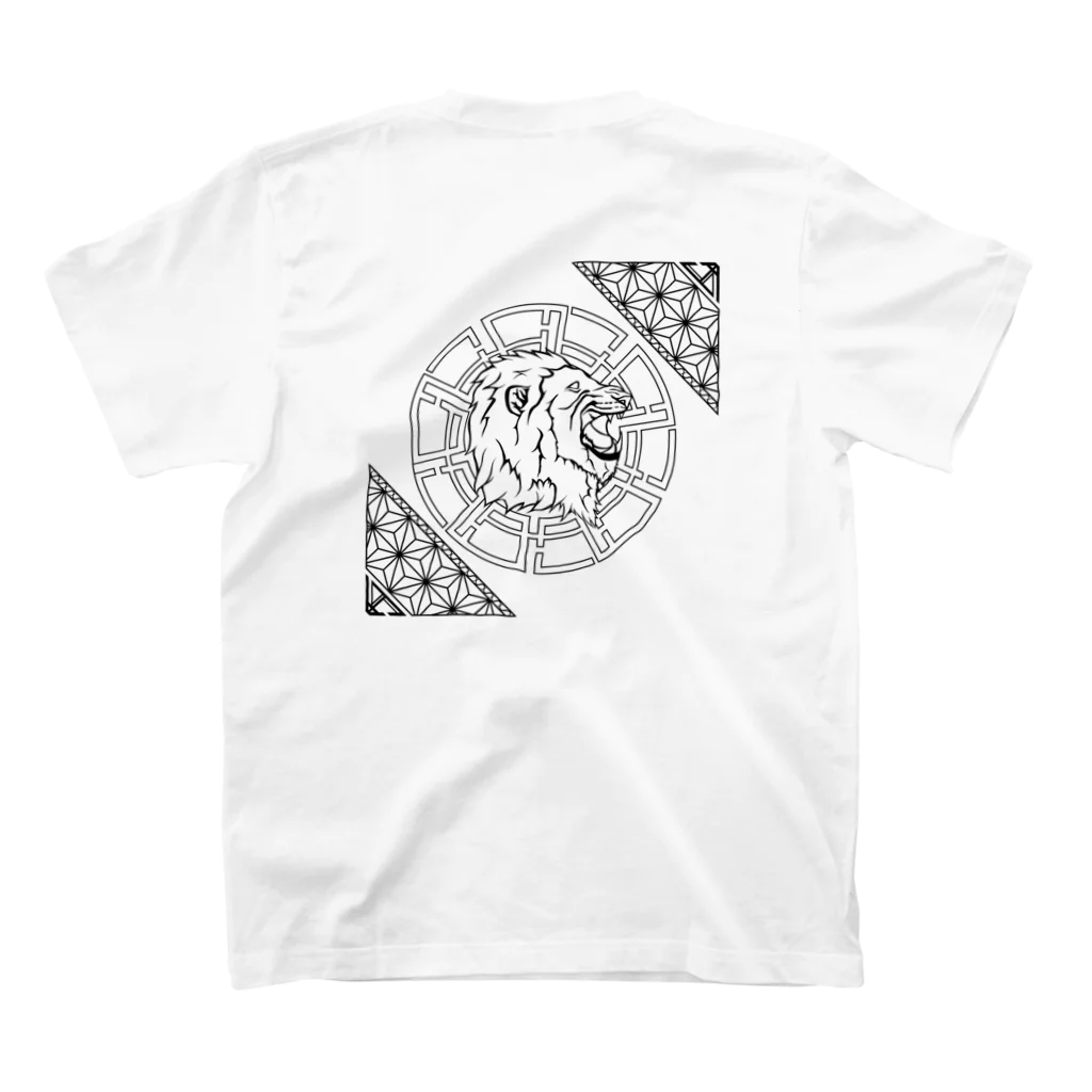 Artical-LinkのArtical  Link / LION T-shirt Regular Fit T-Shirtの裏面