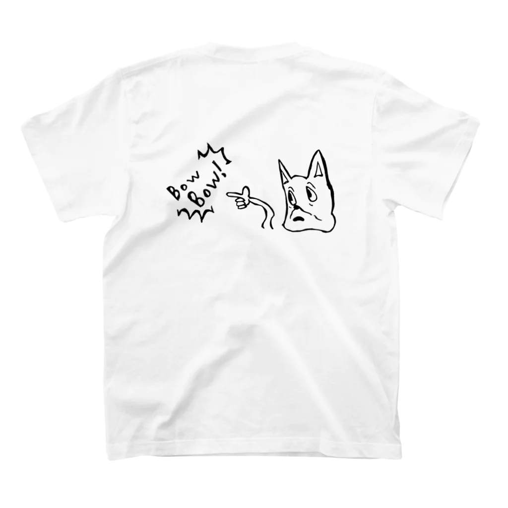 FutaseKuroのMr.バウ スタンダードTシャツの裏面