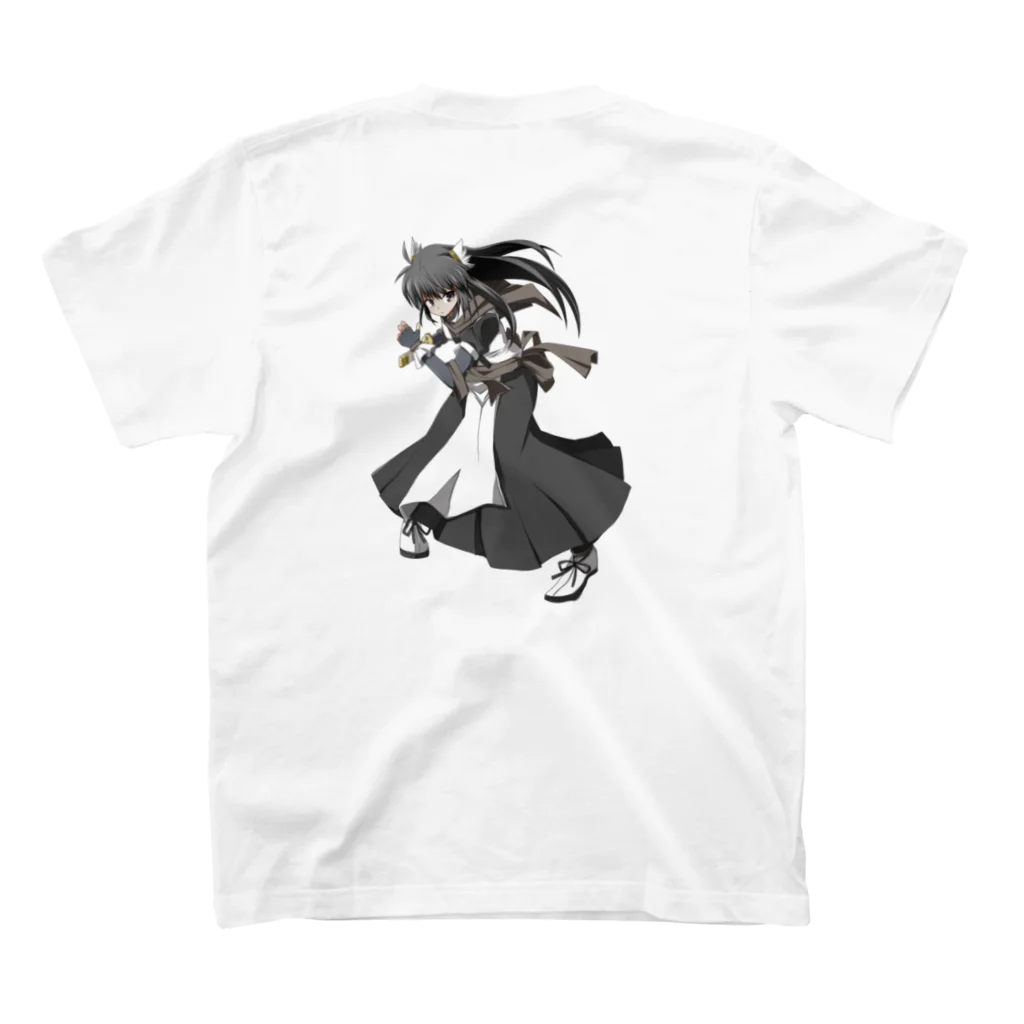 RELAXY のガトラー　オリジナルアニメキャラクター スタンダードTシャツの裏面