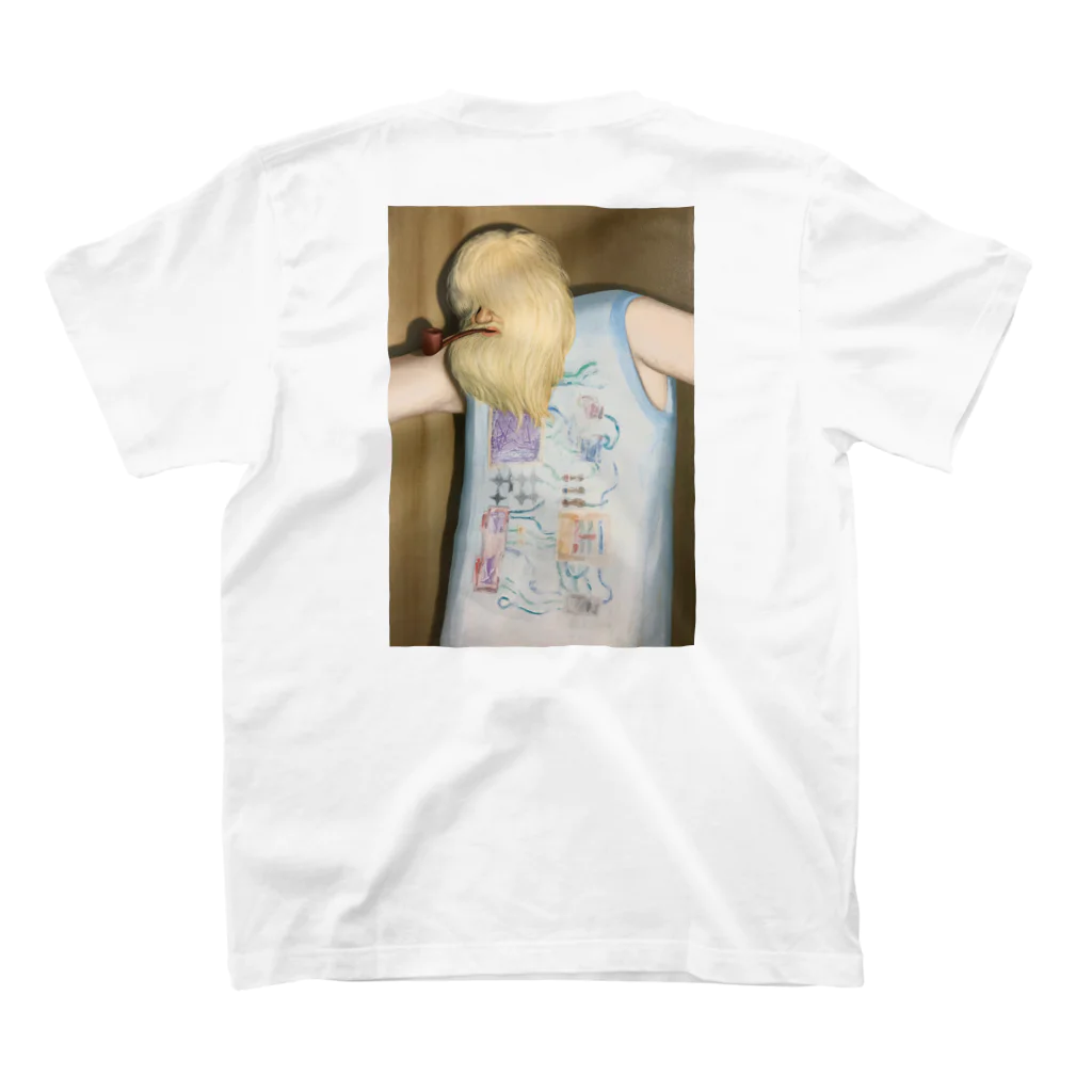 なかむらしんたろうを拡張する展示 vo.2の高木真希人 Regular Fit T-Shirtの裏面