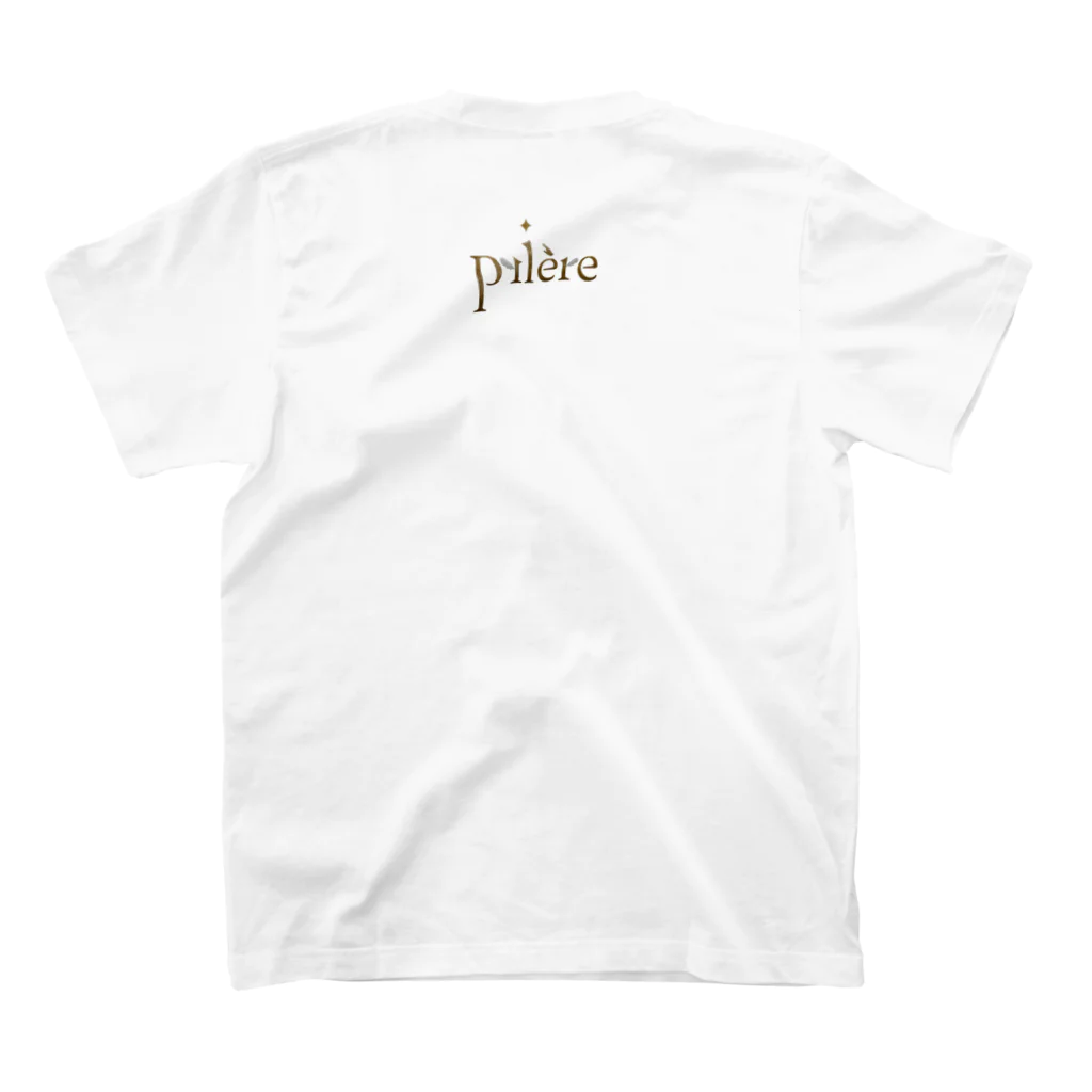  prièreの4つの景色(緑、紫) スタンダードTシャツの裏面