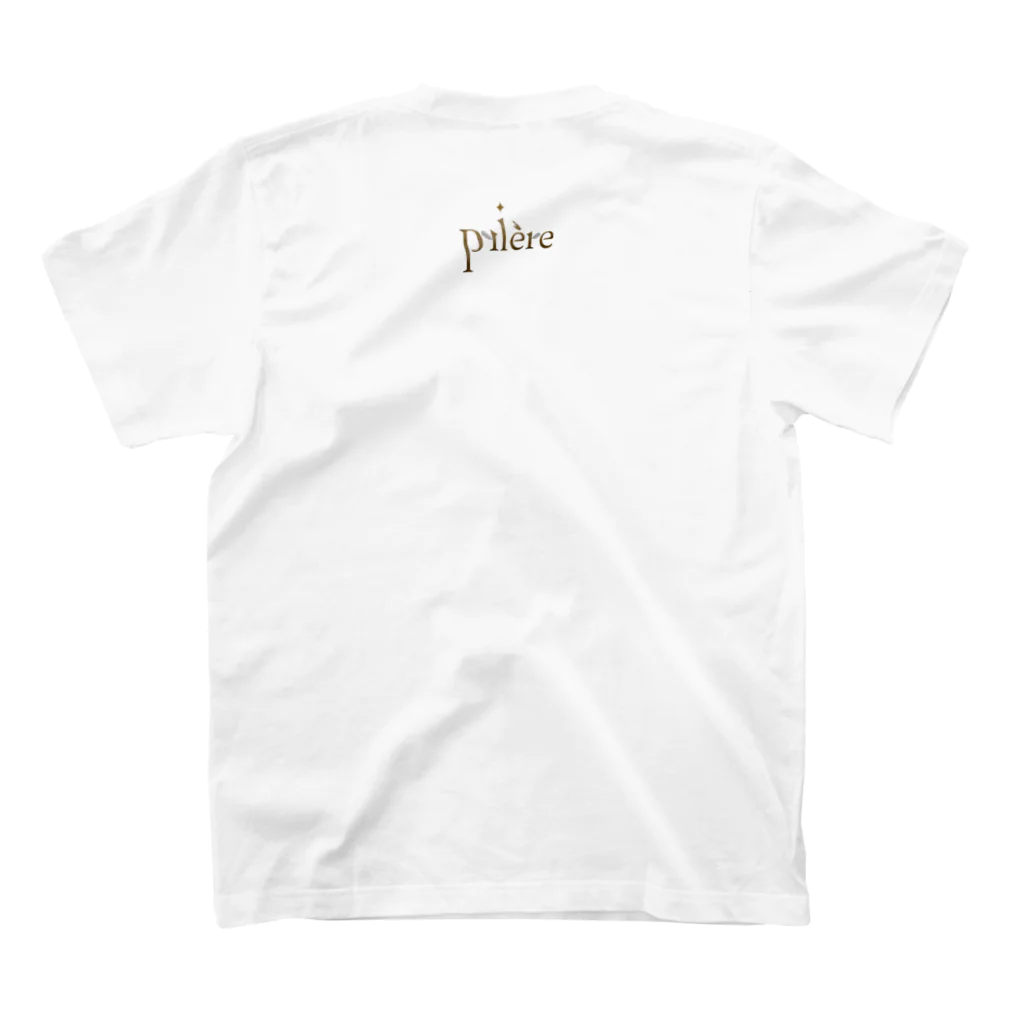  prièreの蝶 スタンダードTシャツの裏面