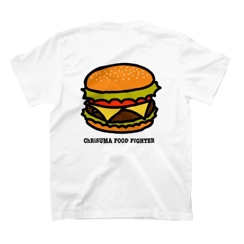 ChRiSUMAのChRiSUMA FOOD FIGHTER スタンダードTシャツの裏面