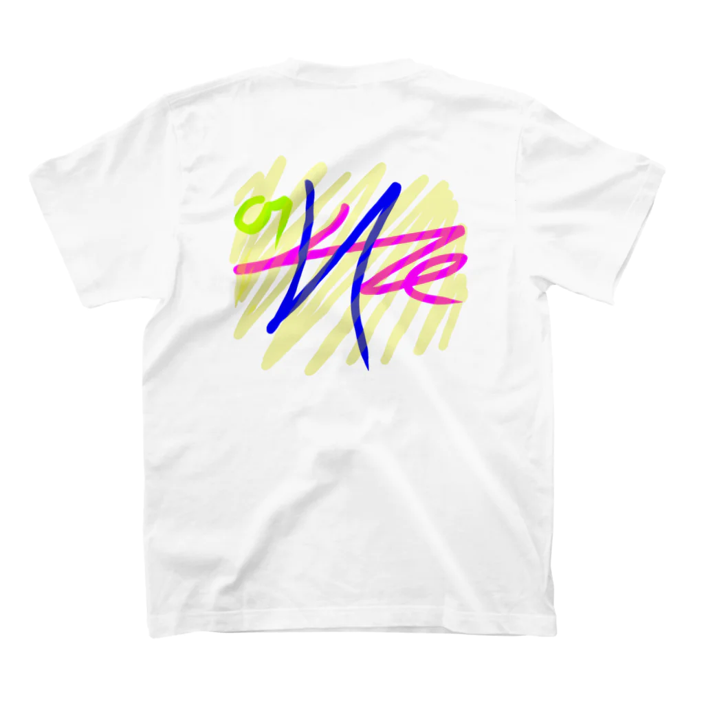 オイカゼ 亀田の亀ロゴ、オイカゼロゴTシャツ Regular Fit T-Shirtの裏面