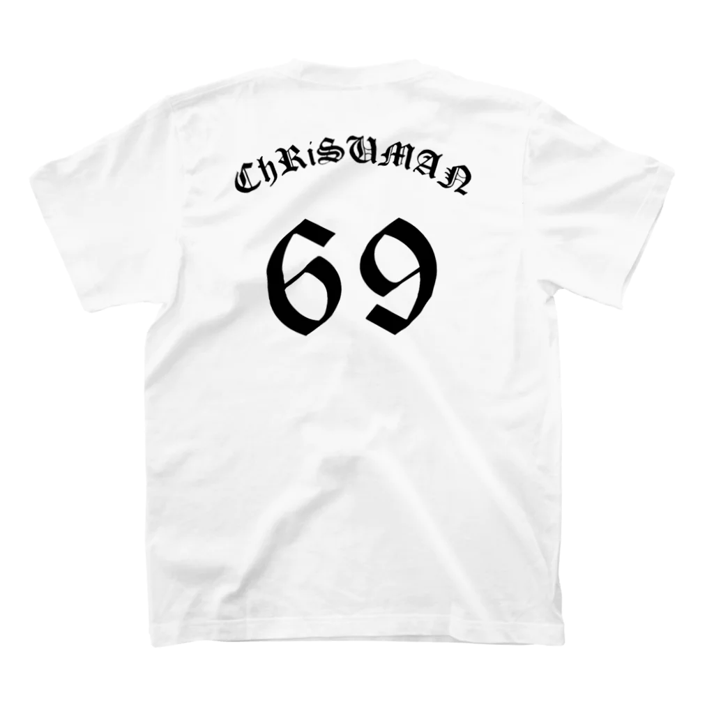 ChRiSUMAのChRiSUMA baseball logo スタンダードTシャツの裏面