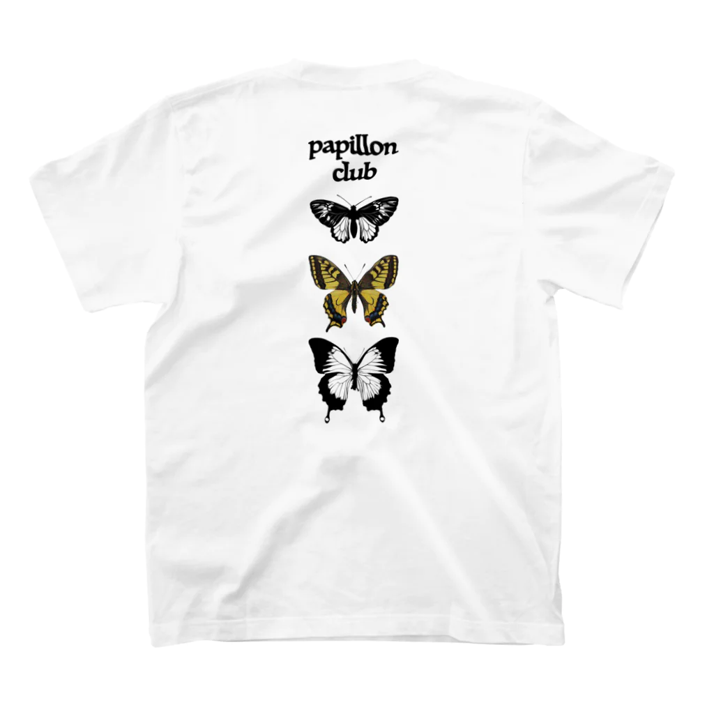 srgmanのpapillon club スタンダードTシャツの裏面