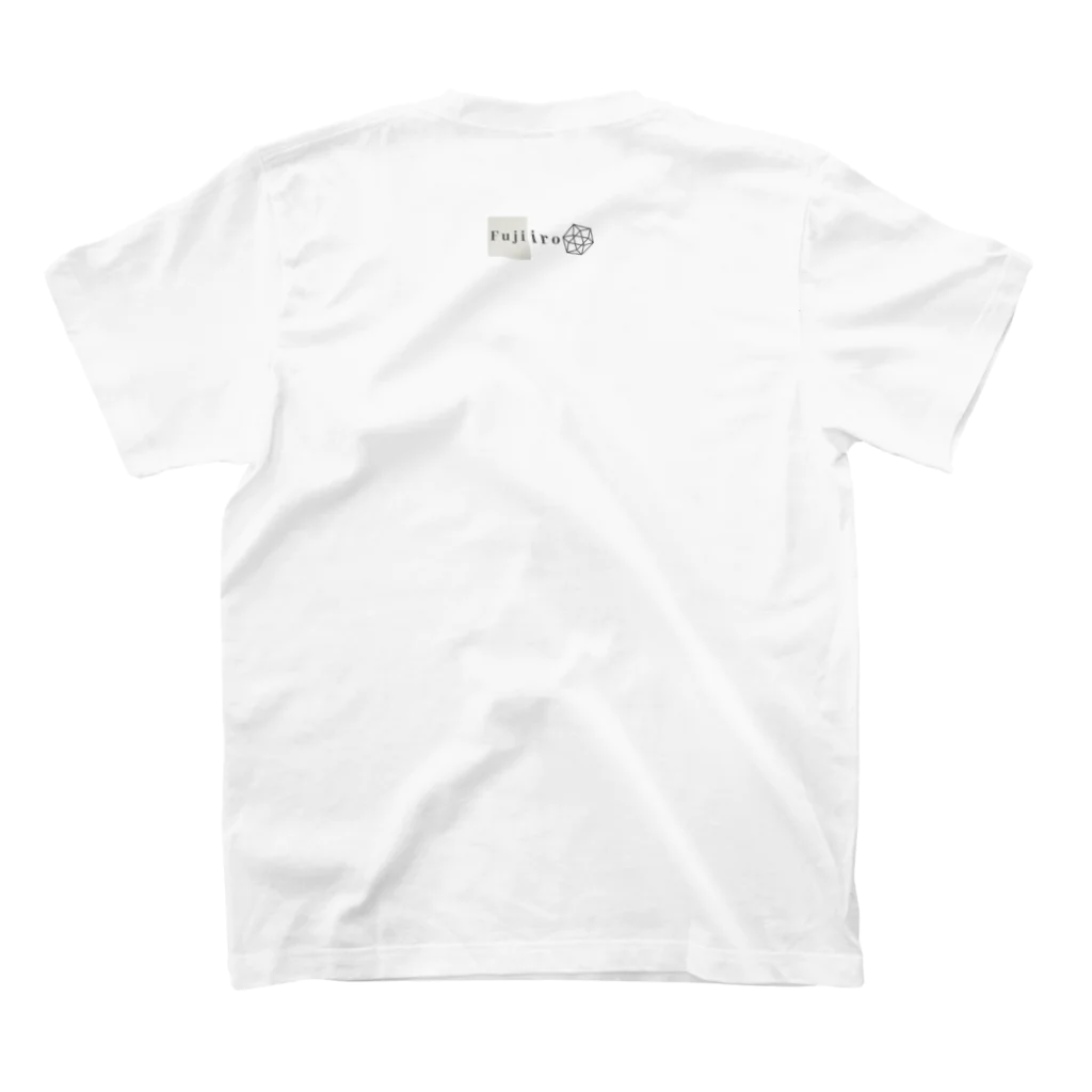 F net.のT shirt Think rich, look poor. Regular Fit T-Shirtの裏面