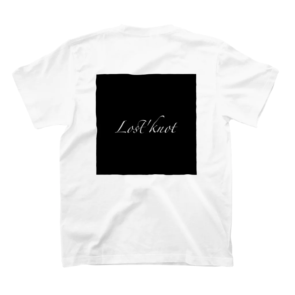 Lost'knotのLost'knot~どっかの国の言葉~ Regular Fit T-Shirtの裏面