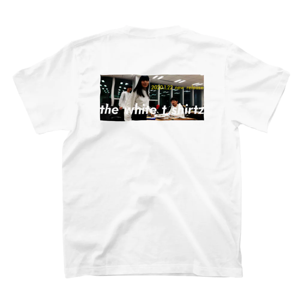 qqq shopのthe white t shirtz スタンダードTシャツの裏面