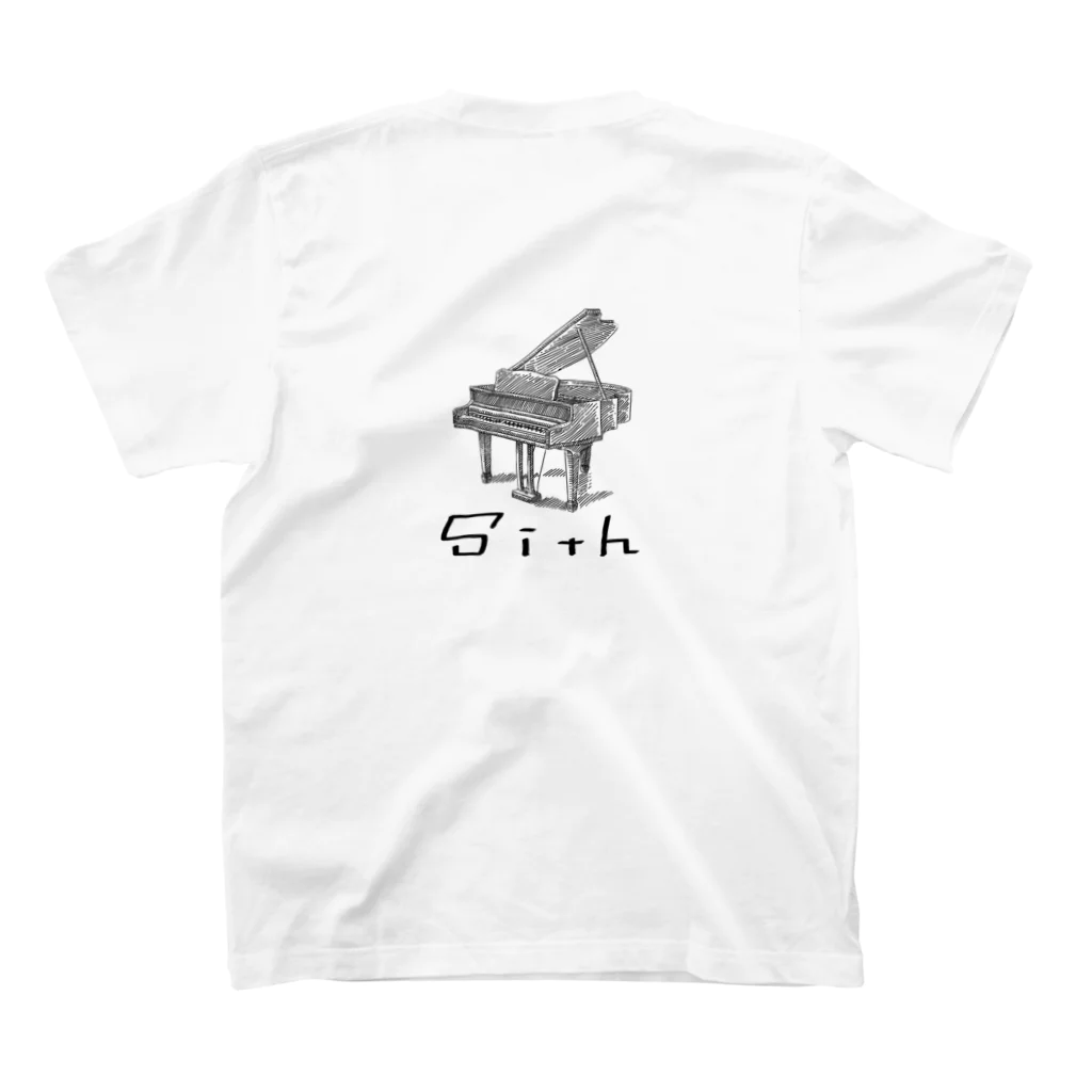 SITHのpiano T  S/S スタンダードTシャツの裏面