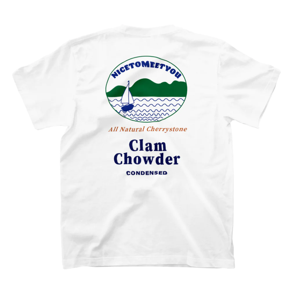 Far East Sauna ClubのNTMY clam chowder スタンダードTシャツの裏面