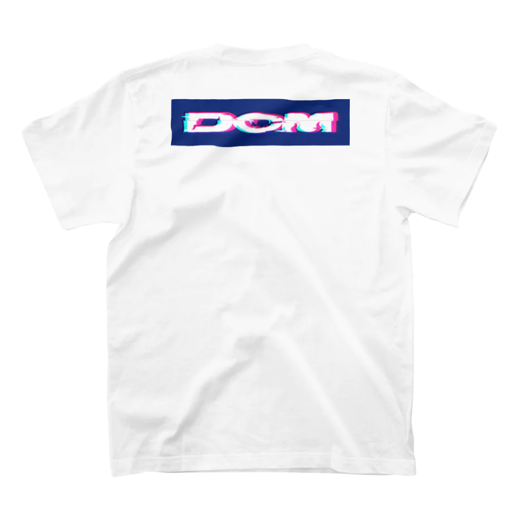 DCM (Different Color Monsters)のDCM glitch logo 2020SS / white スタンダードTシャツの裏面