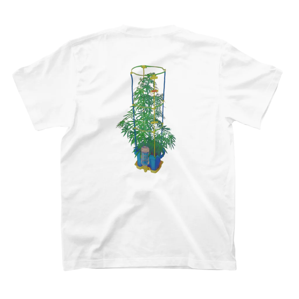 YMT.のWeek End Weeds. スタンダードTシャツの裏面