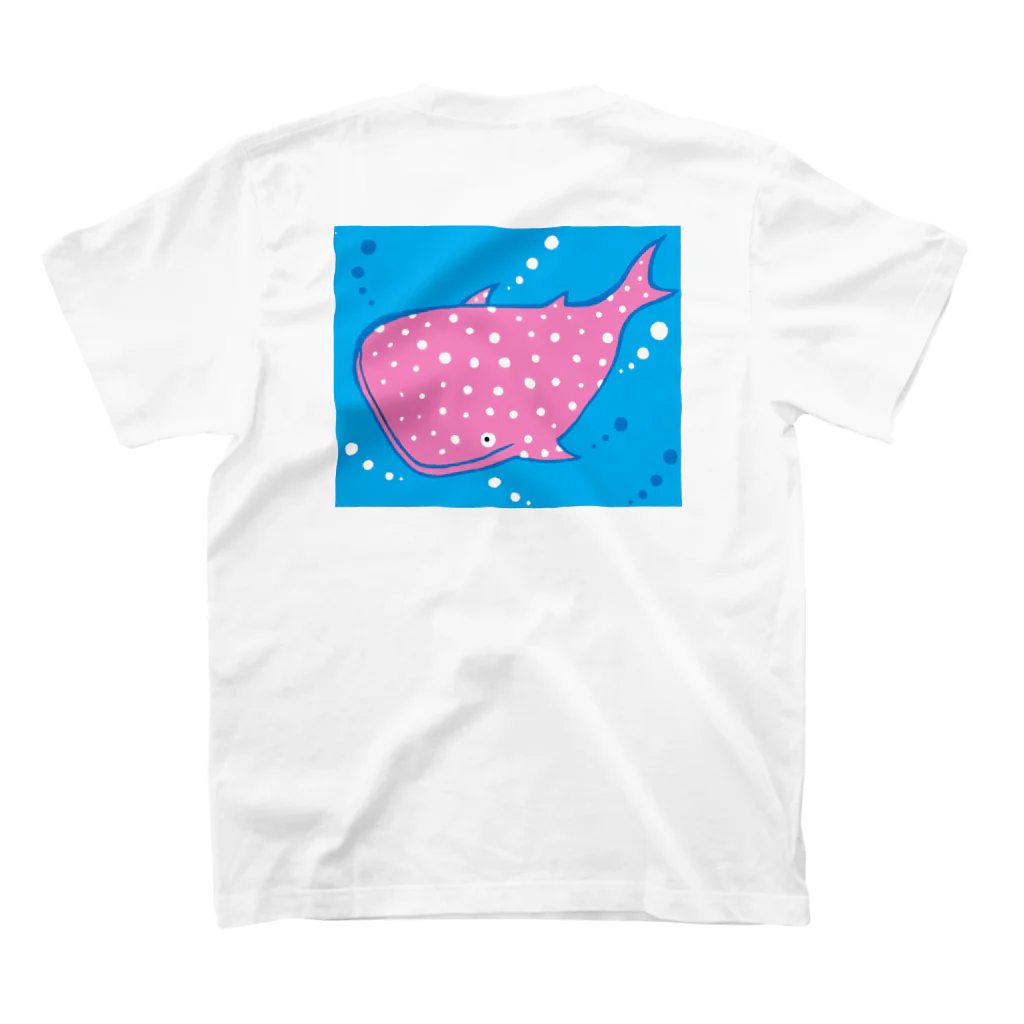 GAOGAO HOUSEのピンクジンベイ スタンダードTシャツの裏面