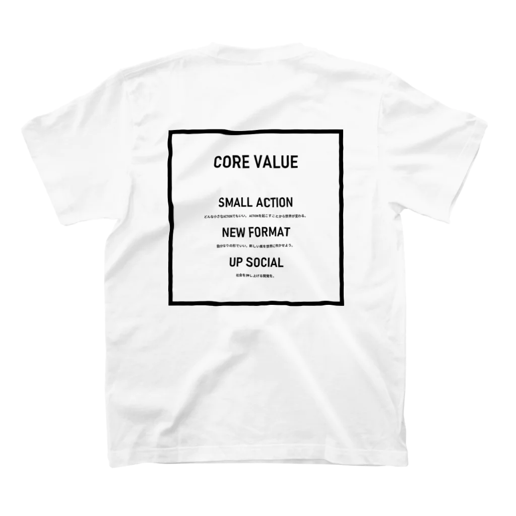 BIKAS COFFEEのBIKAS COFFEE  CORE VALUE Tシャツ スタンダードTシャツの裏面