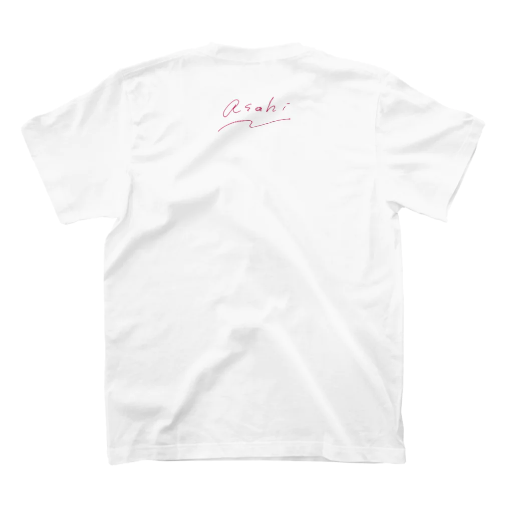 asahi official goods store の薔薇Tシャツ Regular Fit T-Shirtの裏面