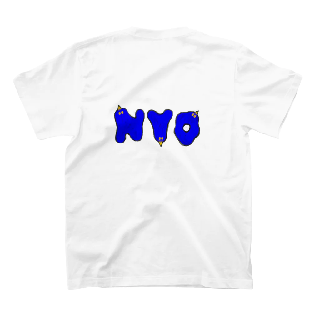 NYOのニョのNYO スタンダードTシャツの裏面