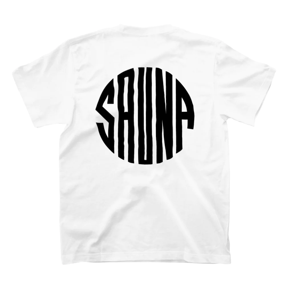 くりたろうのサウナ スタンダードTシャツの裏面