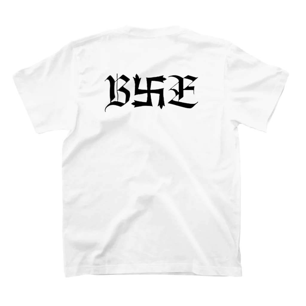 BLACK卍EMPEROR SHOPのB卍Eデザイン　黒 スタンダードTシャツの裏面