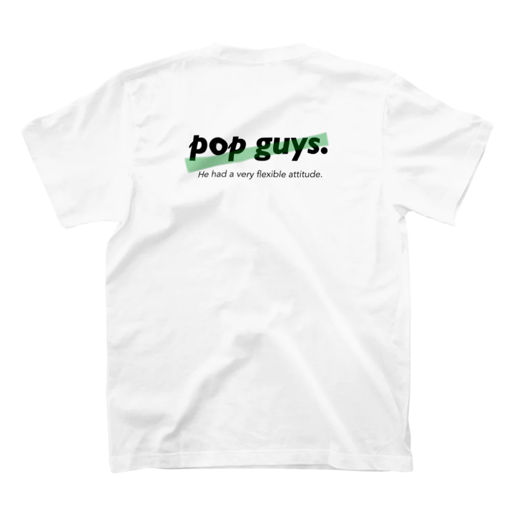 pop guysのpop guys スタンダードTシャツの裏面