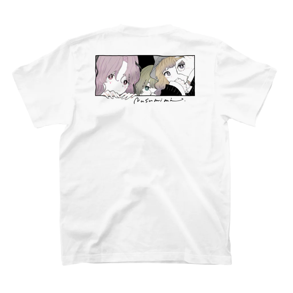 he bi ku chiのnusumimi スタンダードTシャツの裏面