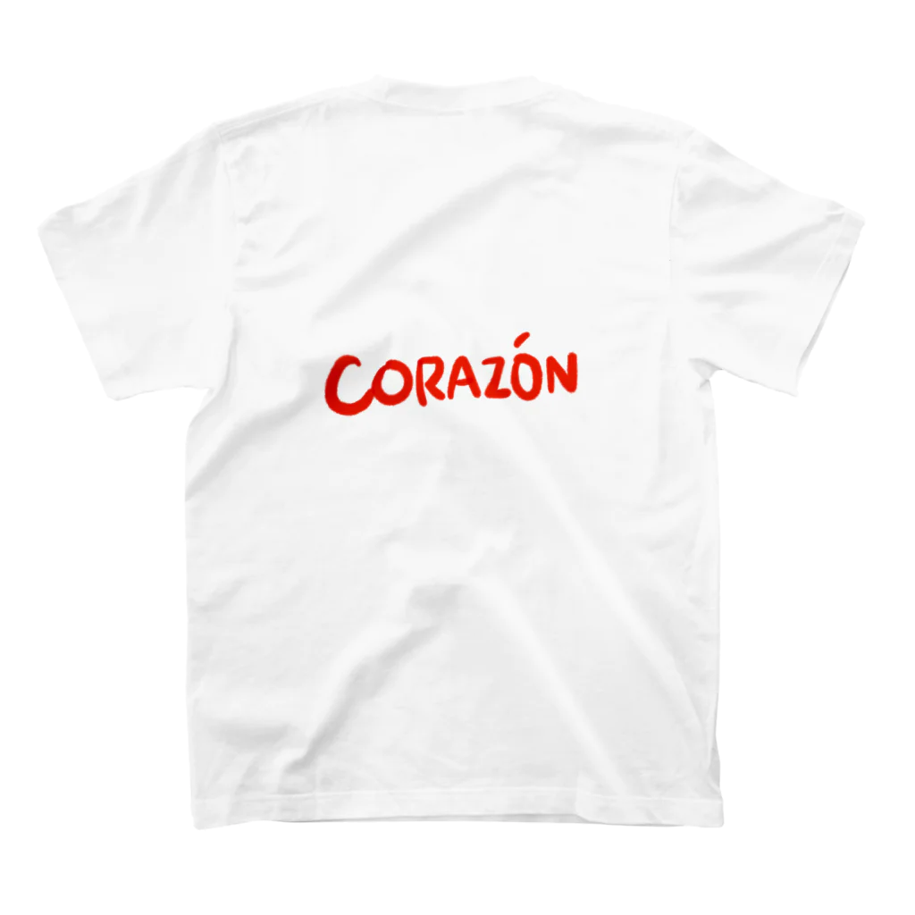 Tom-mieのCorazón  スタンダードTシャツの裏面