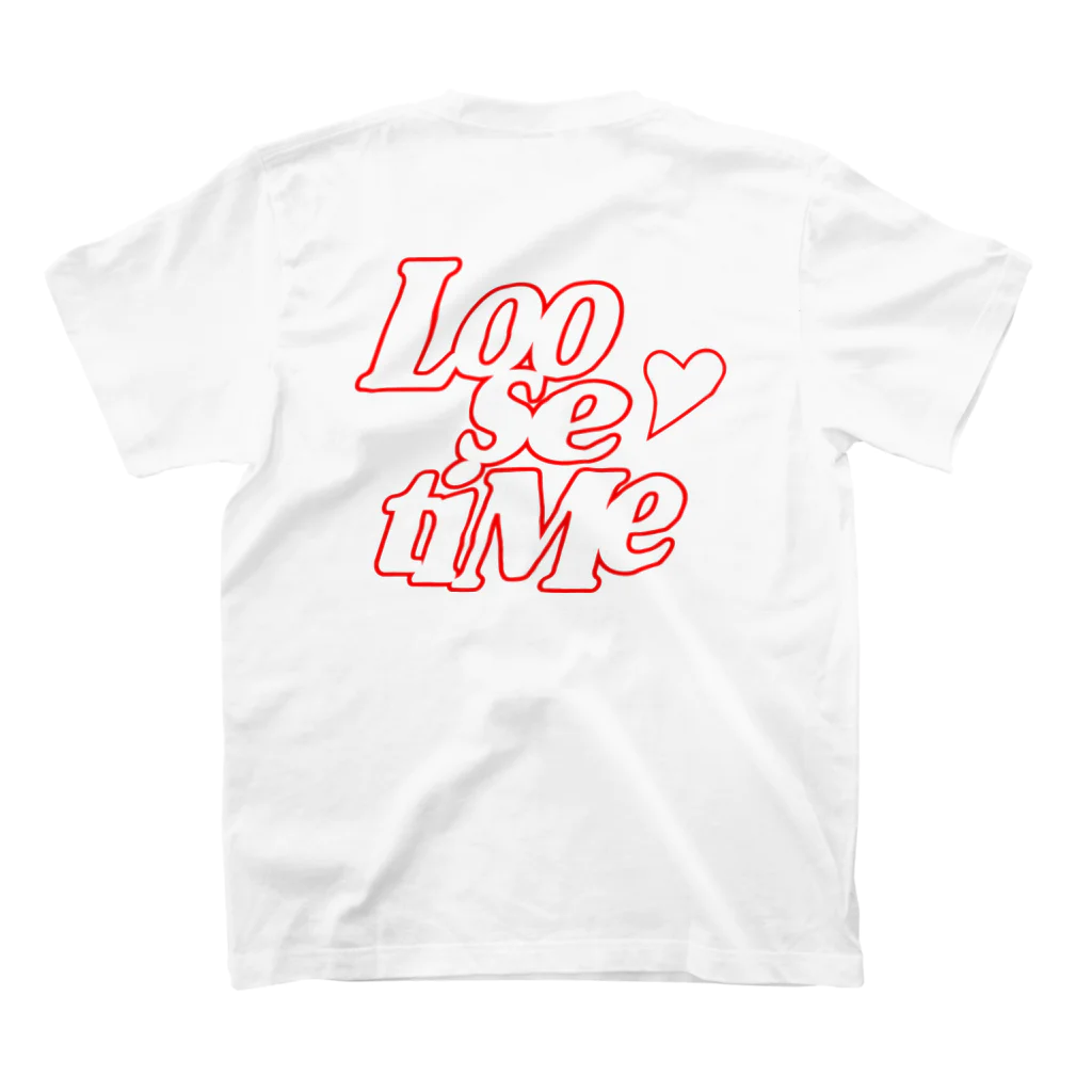 LOOSE SUPPLYのloose time love スタンダードTシャツの裏面