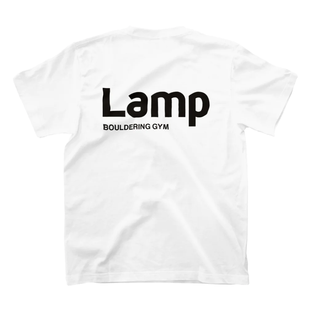 LampPlusBoulderingGYMのペーシックLampロゴ Regular Fit T-Shirtの裏面