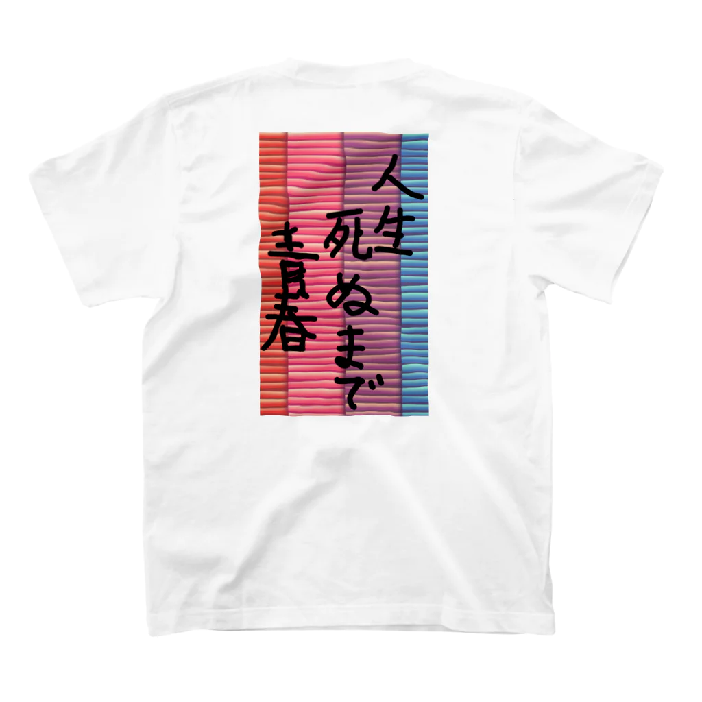 煌めく閃光✨盟夏のめいかとめいはんの青春シリーズ スタンダードTシャツの裏面