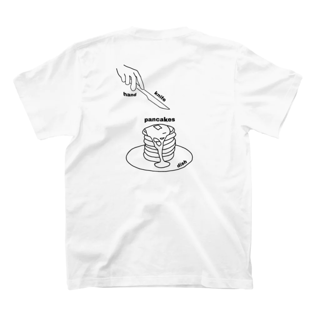 Mr.boyのpancake スタンダードTシャツの裏面