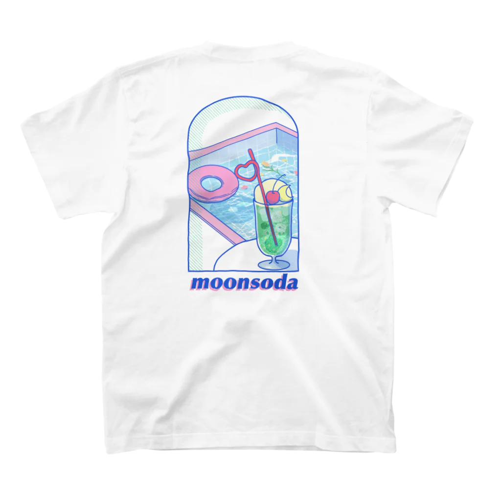 moonsodaのpoolside スタンダードTシャツの裏面