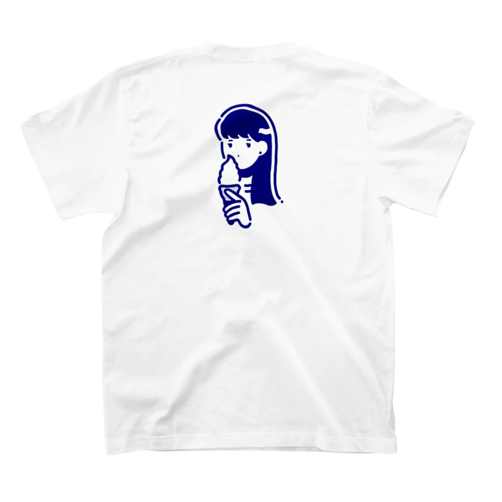 pum shopのブレイクタイム ガ〜ル(back print) 티셔츠の裏面