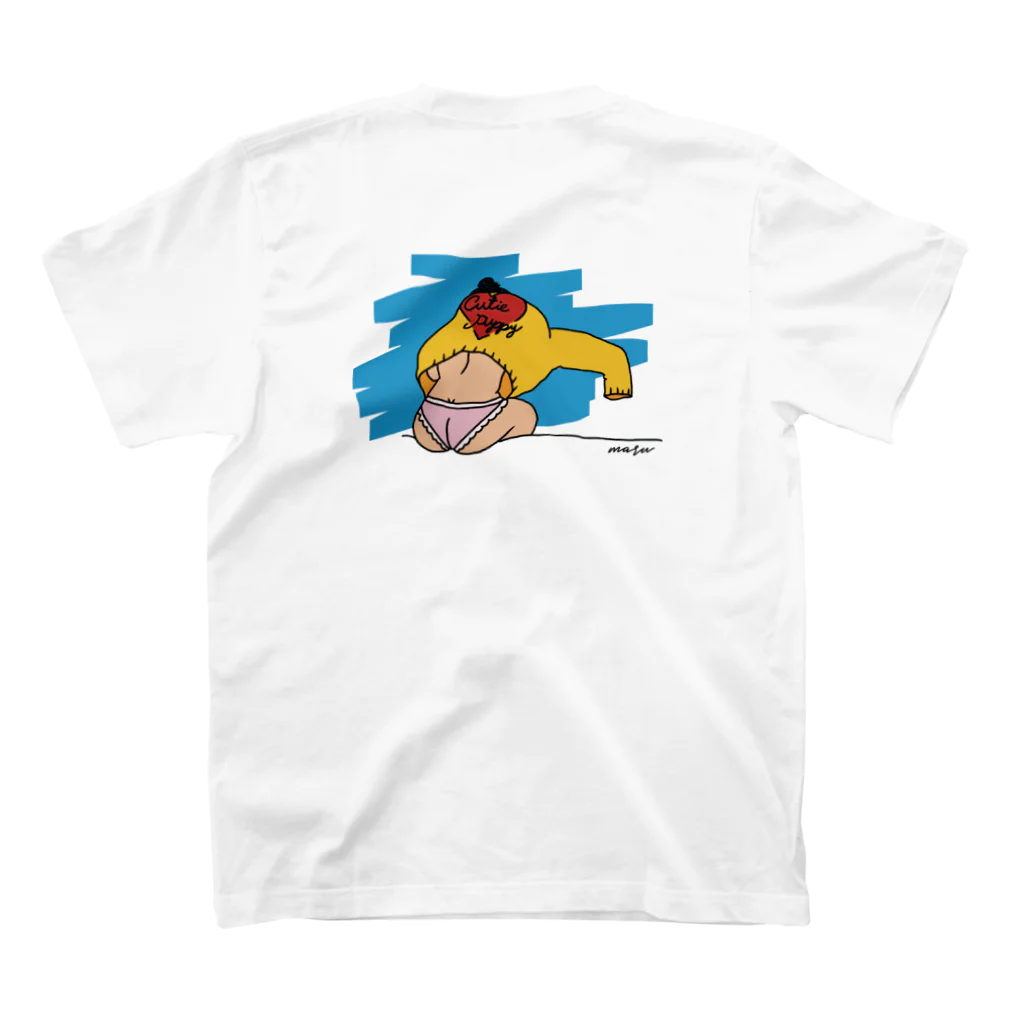 まんまるのおしりちゃん スタンダードTシャツの裏面