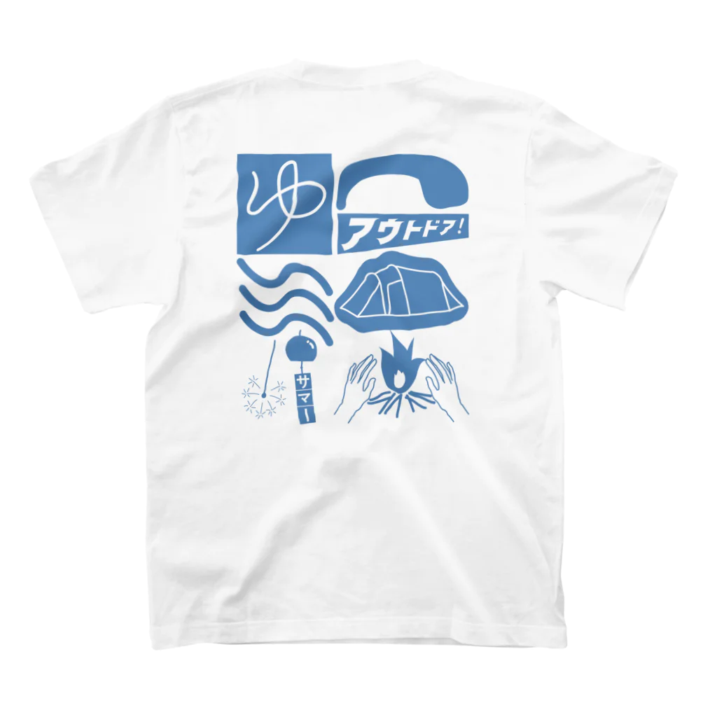 ﾀ ｶ ｼ - ﾏ  ♨︎の日本の夏　 スタンダードTシャツの裏面