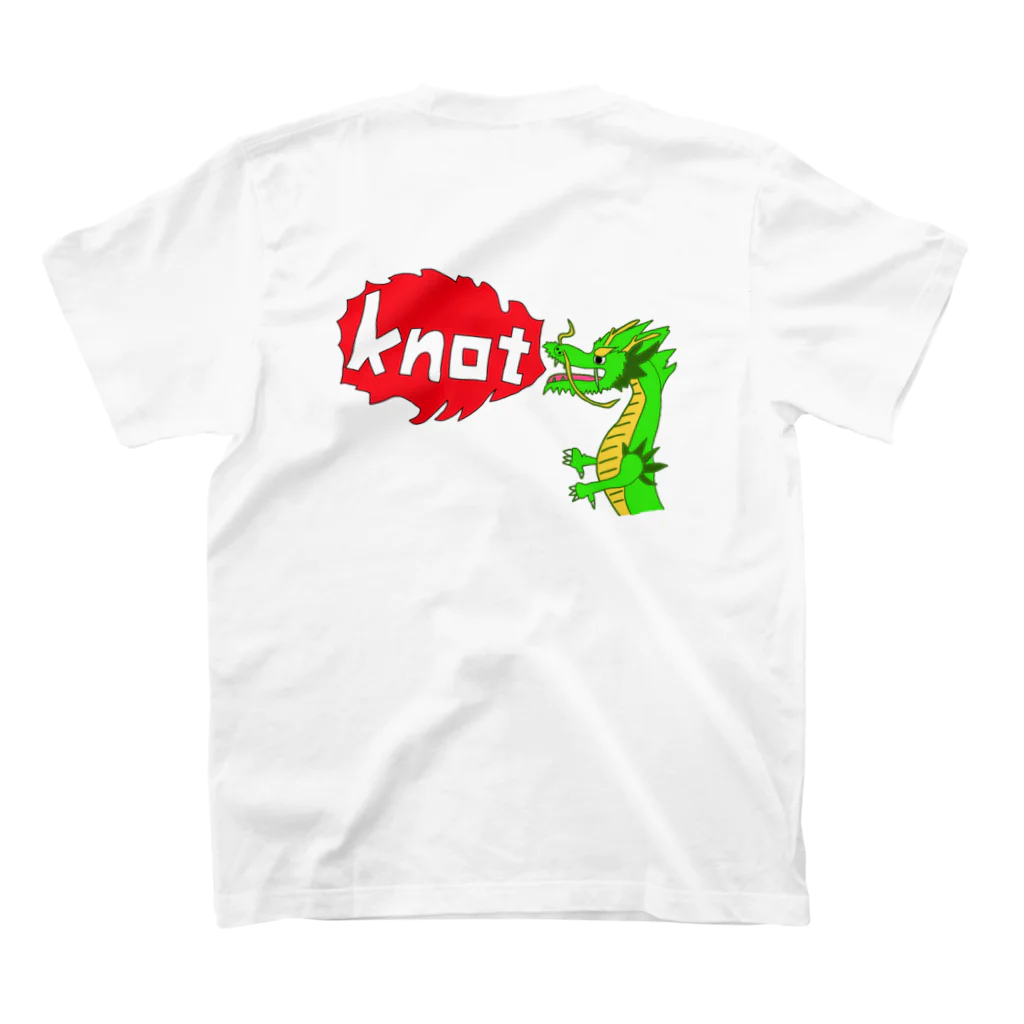 knotのknot Tシャツ(ドラゴン) スタンダードTシャツの裏面