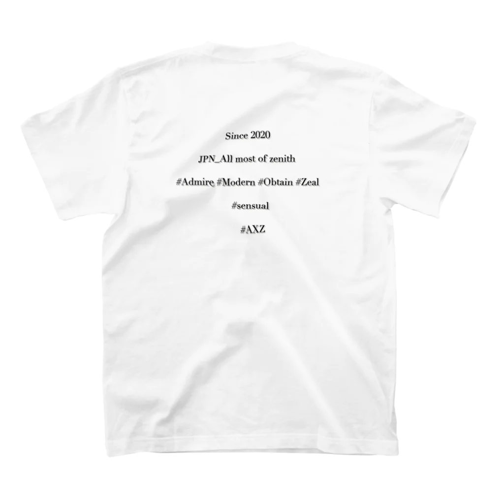 A.M.O.Z Official ClothingのA.M.O.Z T-shirts_Original Logo スタンダードTシャツの裏面