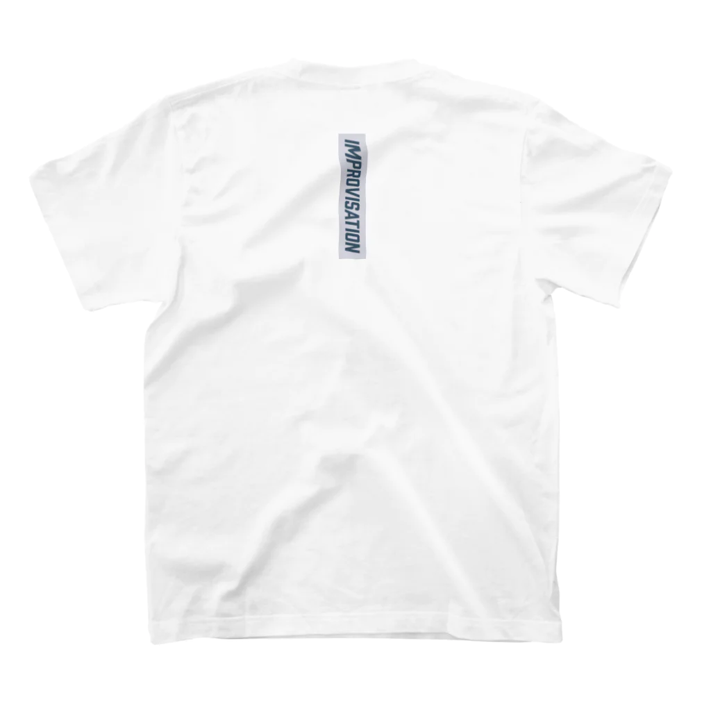 NO KEEPER footballの【全22色】IMPROVISATION〔01〕 背面ロゴ Regular Fit T-Shirtの裏面