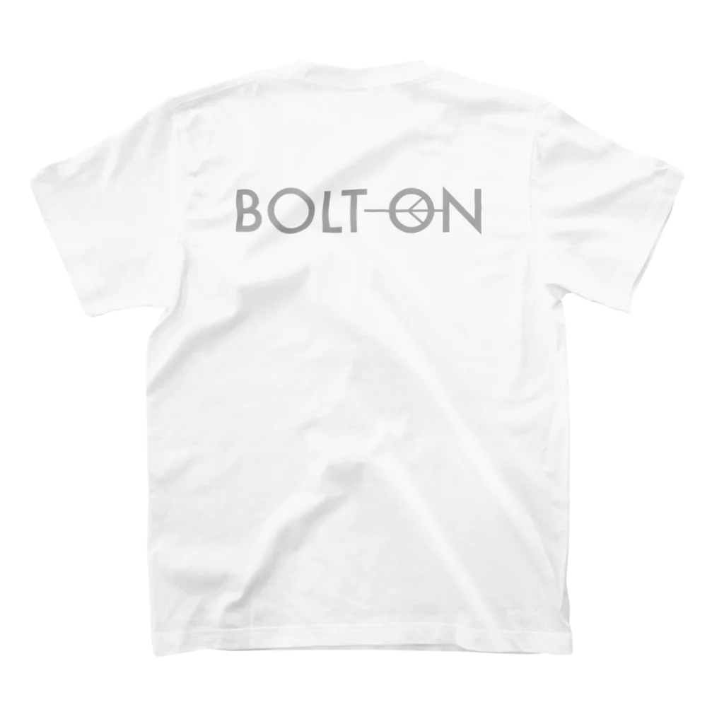 ひげもじやのbolt-on スタンダードTシャツの裏面