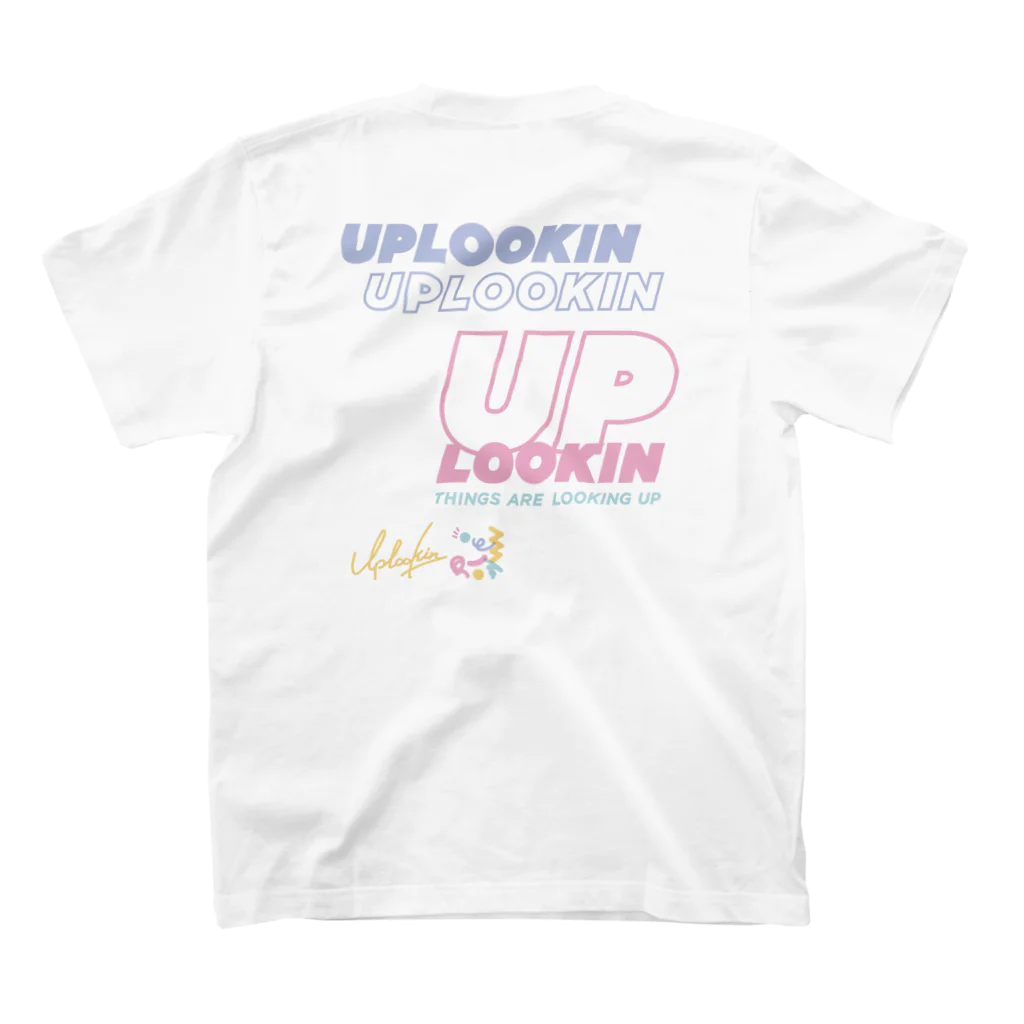 UPLOOKINのUPLOOKIN PASTEL Regular Fit T-Shirtの裏面