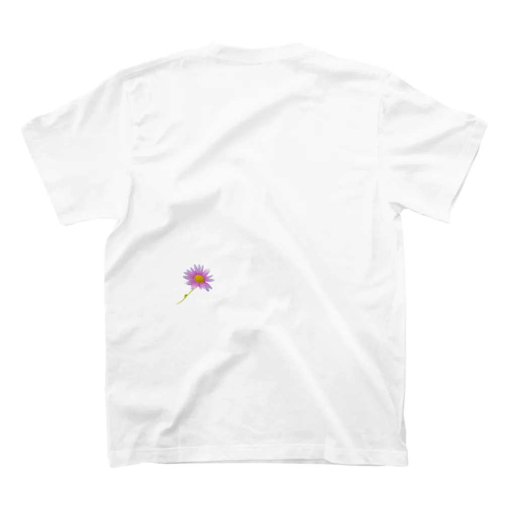 margueriteaのそよそよマーガレット Regular Fit T-Shirtの裏面