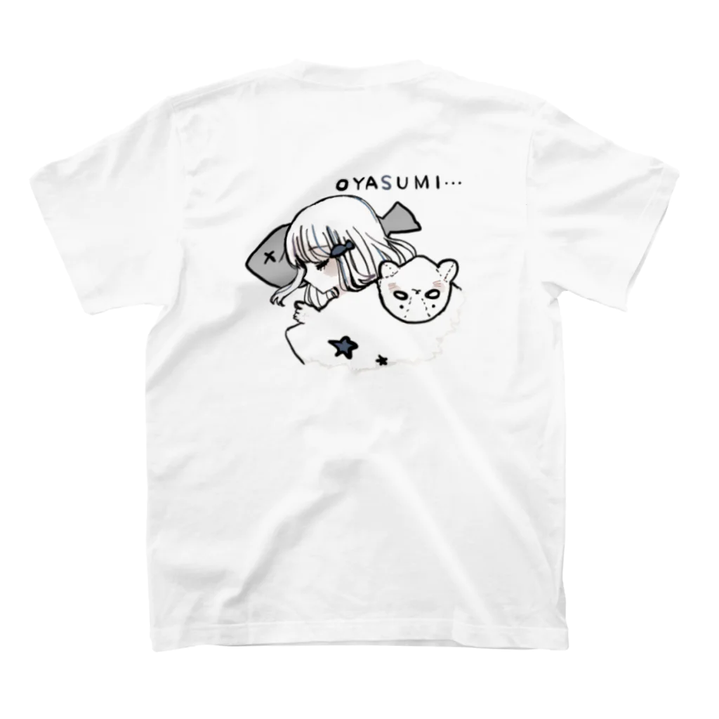 せぴのoyasumi スタンダードTシャツの裏面